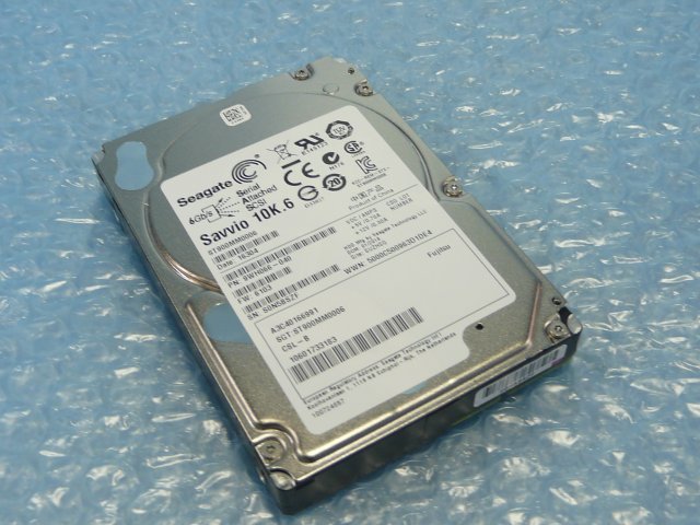 1JWJ // Seagate Savvio 10K.6 ST900MM0006 900GB 2.5 -inch SAS 6Gb 10000rpm 15mm/A3C40166991//Fujitsu PRIMERGY TX2540 M1 taking out // stock 4