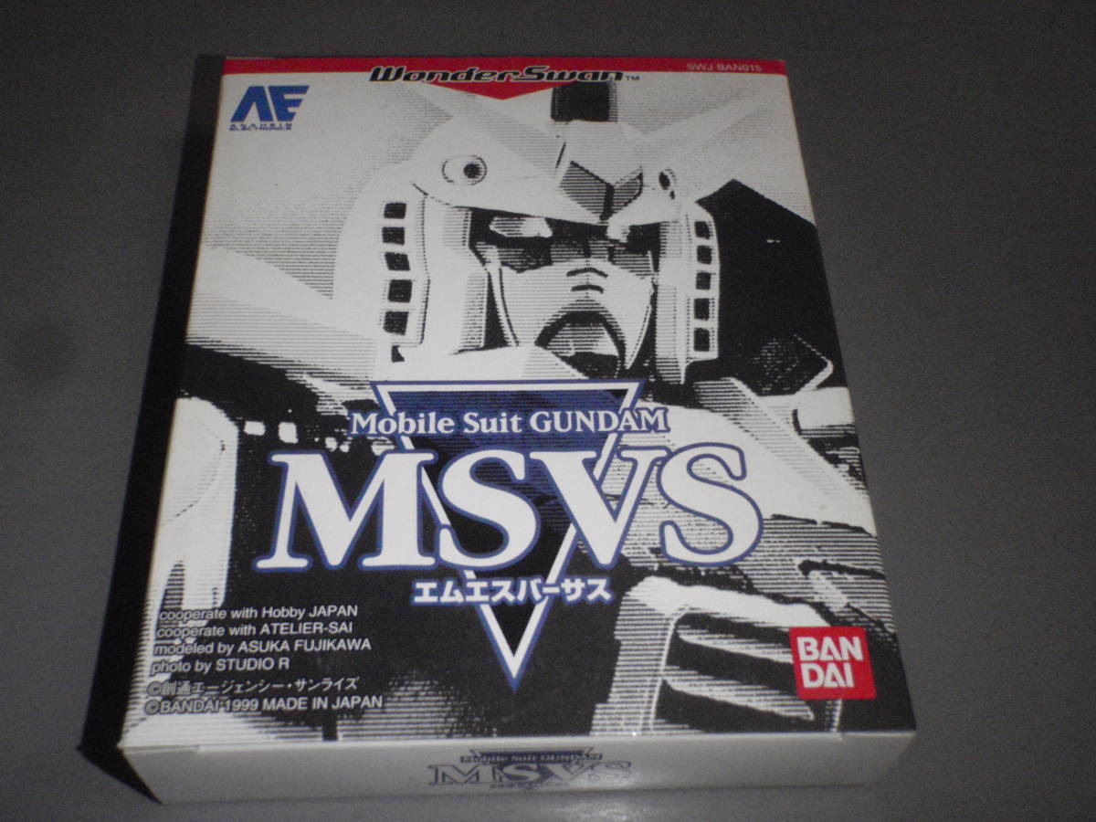 mo Bill suit Gundam MSVS M es Versus * WonderSwan * new goods * unopened Mobile Suit GUNDAM/