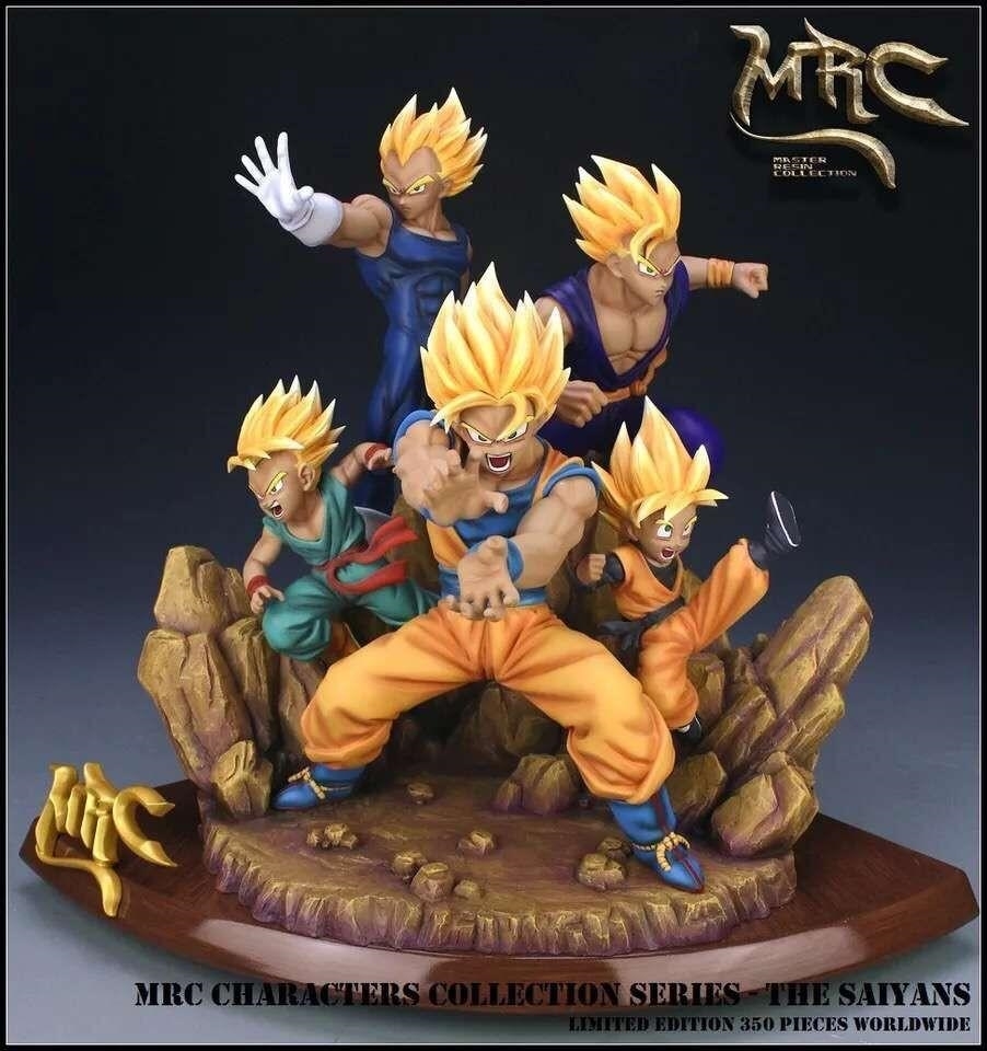 SALE!訳あり新品!MRC/DRAGON BALL THE SAIYANS CHARACTERS COLLECTION SERIES/LIMITED EDITION350/悟空・悟飯・悟天・ベジータ・トランクス