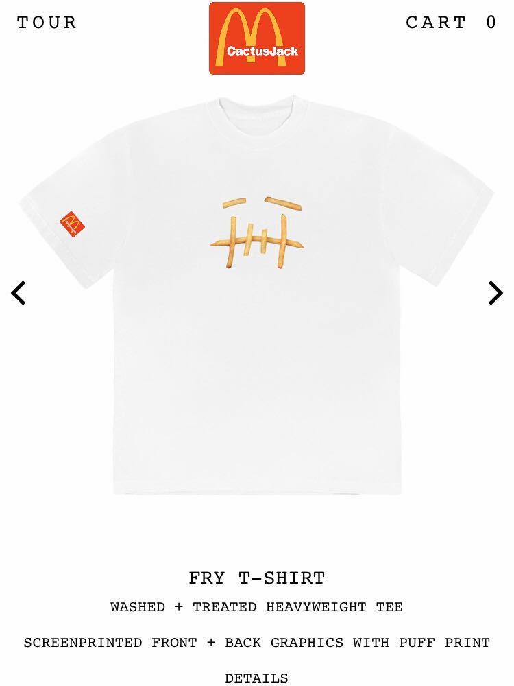 セール特価 cactus jack travis scott トラビススコット tシャツ