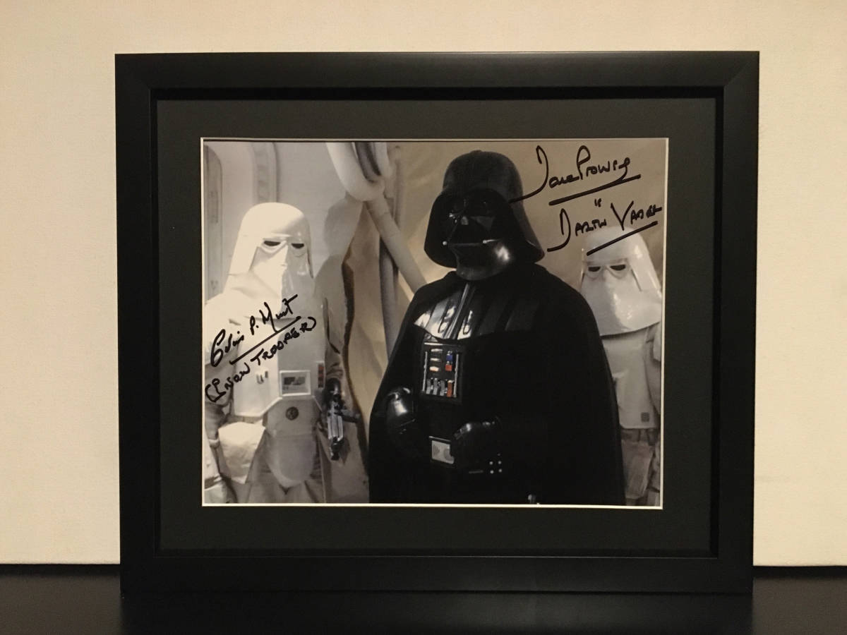 * Star Wars * David * pra uz other * dozen Bay da-* with autograph photo *