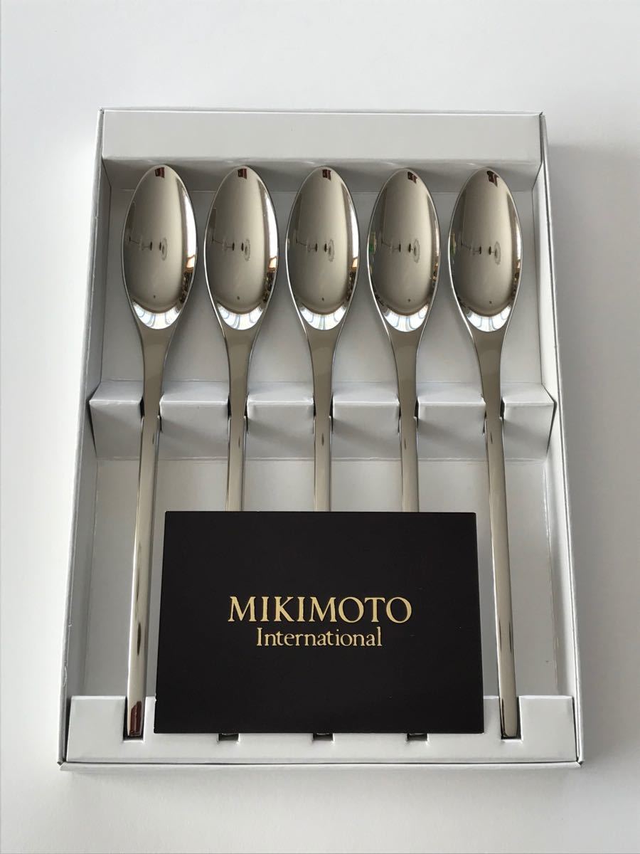 ☆新品未使用　MIKIMOTO スプーン5本セット