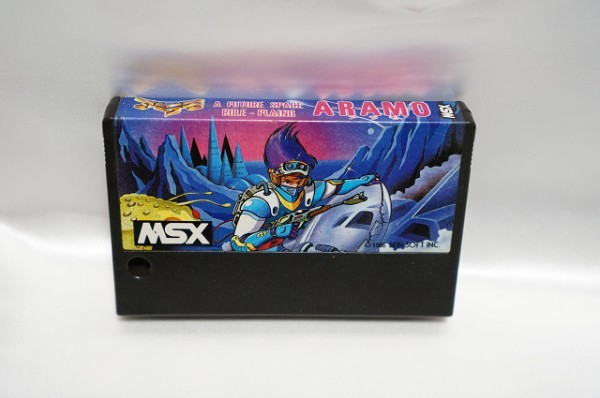 MSX アラモ A・R・A・M・O / A FUTURE SPACE ROLE-PLAYING / ザイン