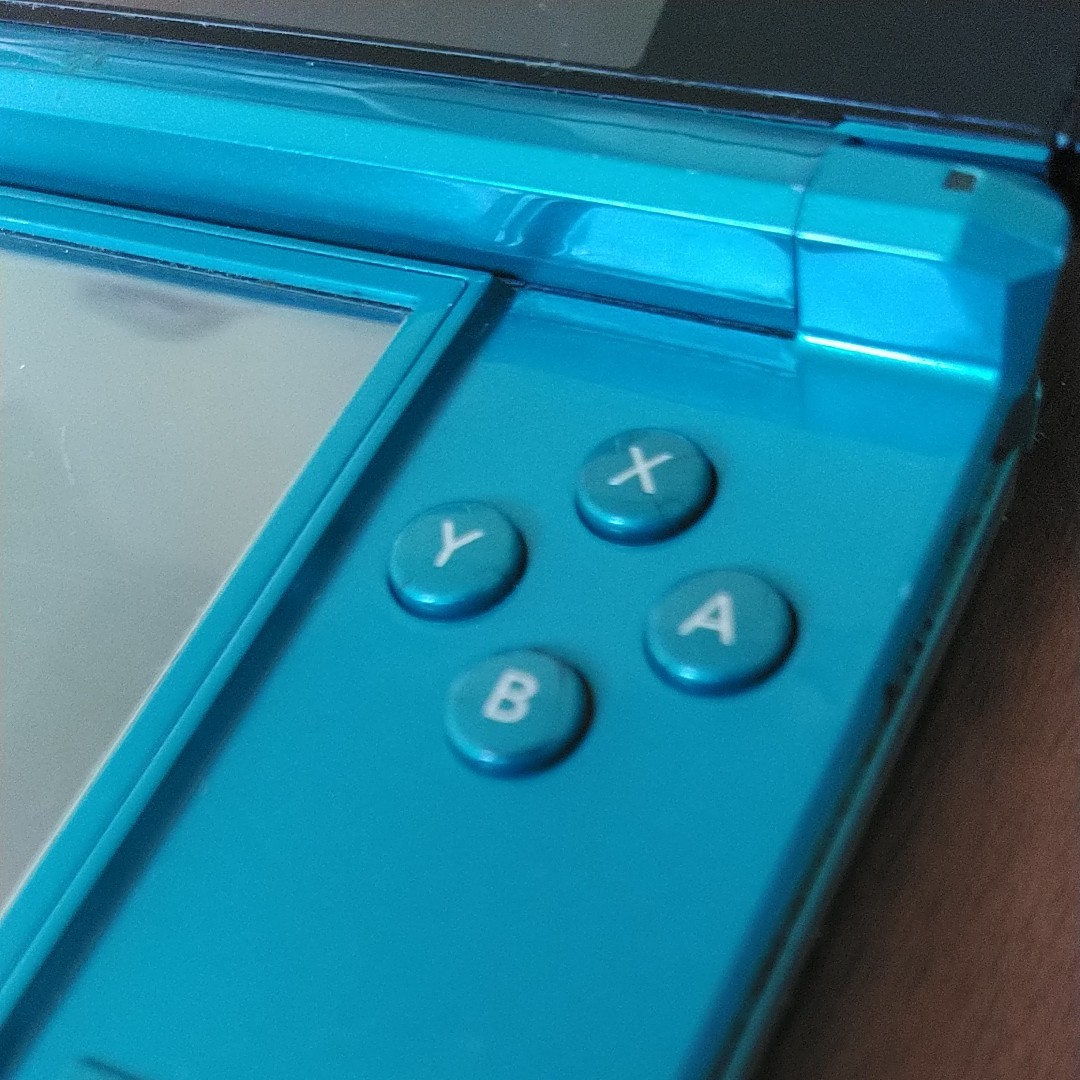 【ジャンク】ニンテンドー3DS 3DS アクアブルー　本体