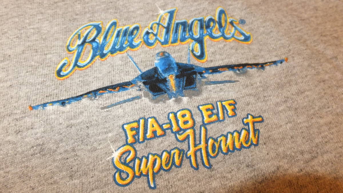 [US NAVY]Blue Angels blue angel s75 anniversary commemoration рис военно-морской флот Acroba to полет .2021 год F/A-18E super Hornet demo команда футболка XL