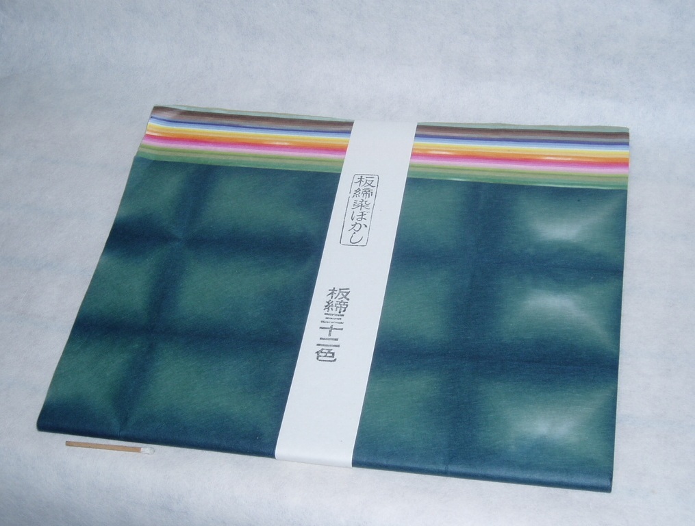  японская бумага [ доска .. bokashi (30,5x23cm)32 цвет ].100%