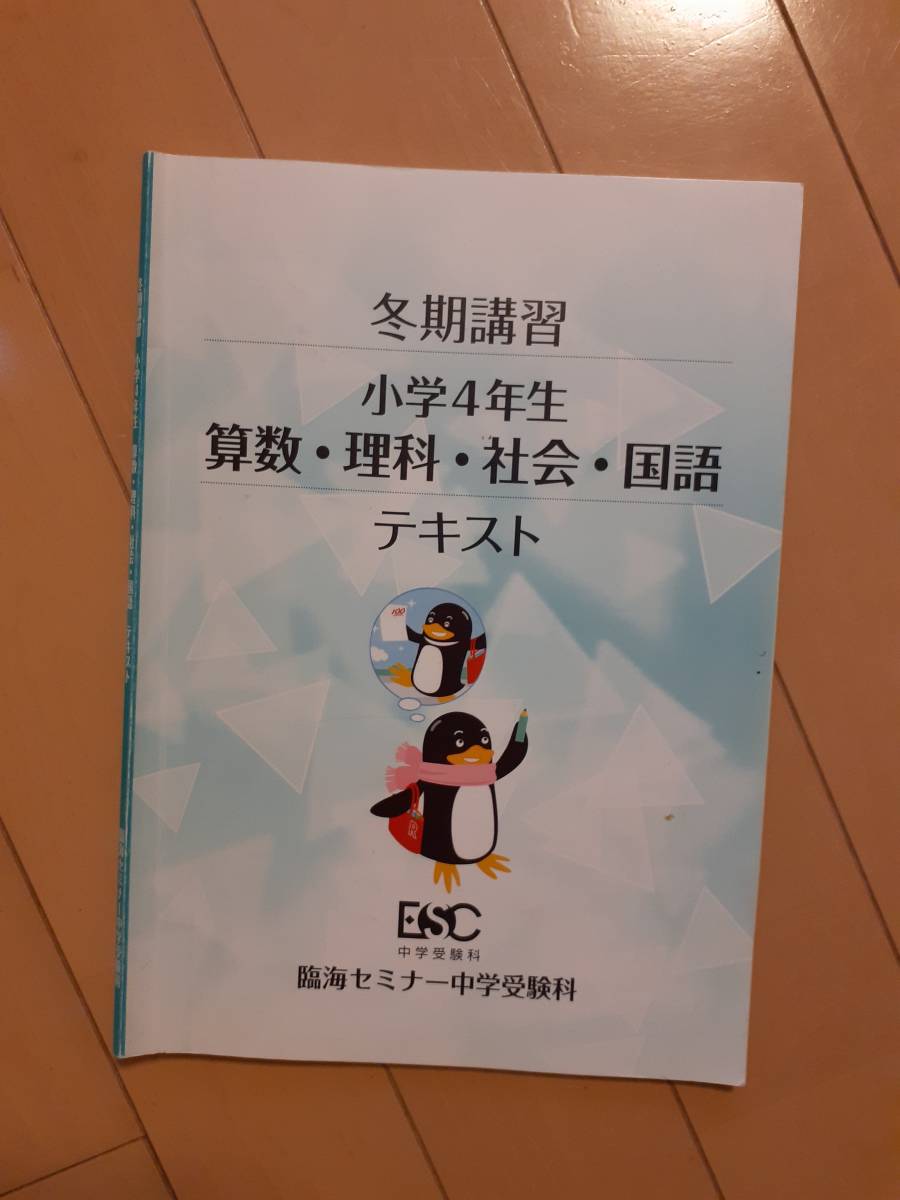 臨海セミナー冬期講習小学4年生算数国語理科社会小4 4年生日本代购 买对网