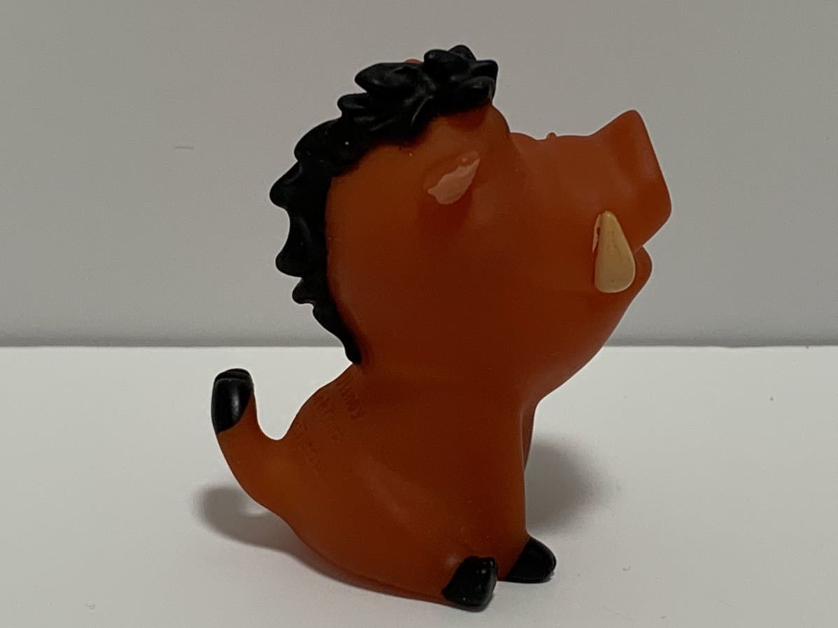 レア Disney ライオンキング プンバァ フィギュア 未使用品 ソフビ コレクション グッズ 指人形 Pumbaa プンバ LION KING マスコット_画像6