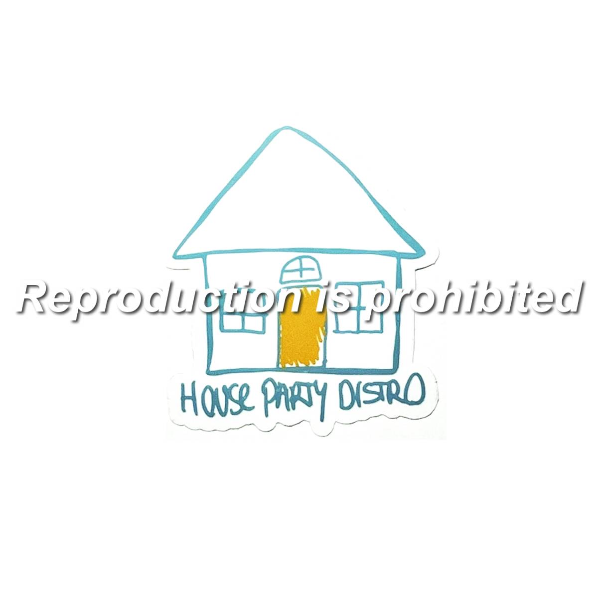 実物 House Party Distro HOUSE Logo Ramp Stickers ステッカー / SUPDEF Superior Defense Spiritus Systems FOG Wasteland Kooks Qilo_画像1