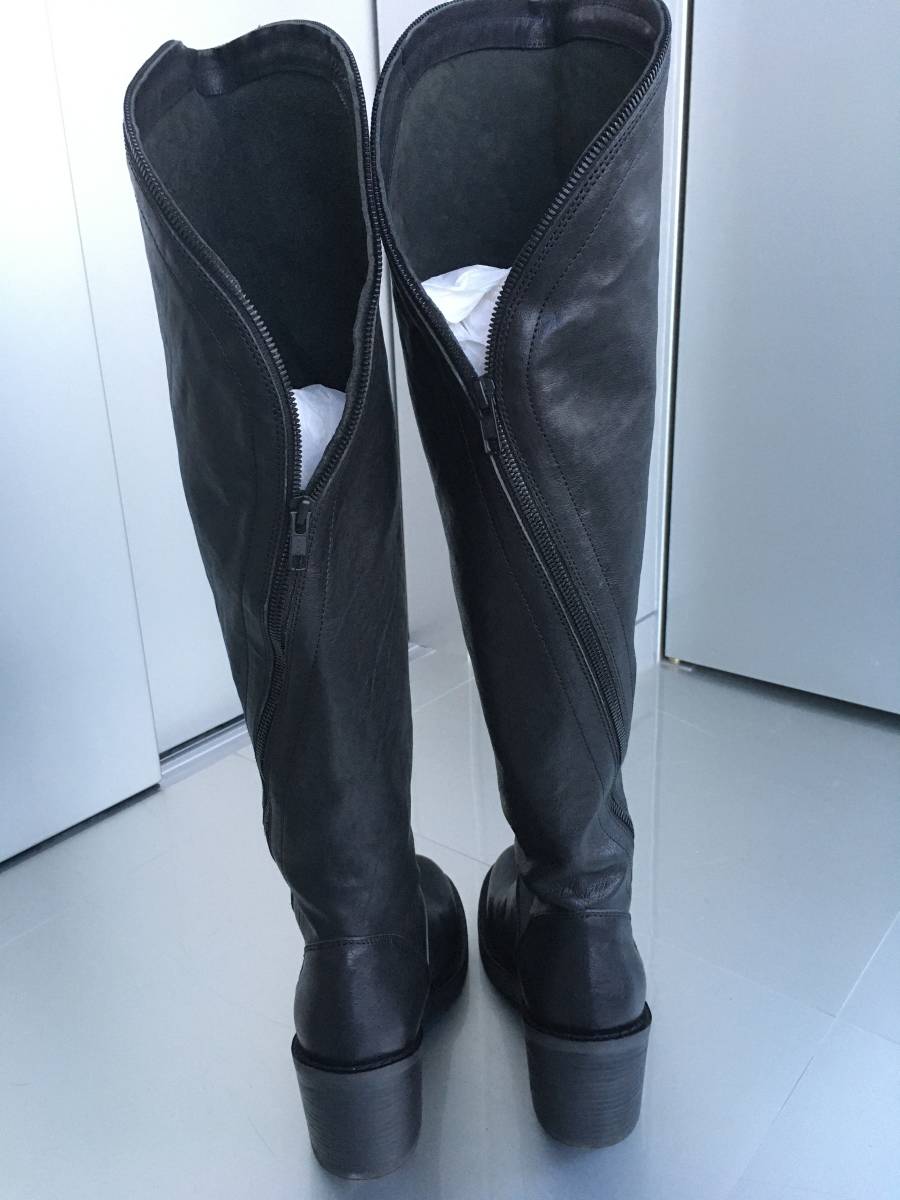 返品可 新品 ANN DEMEULEMEESTER アン ドゥムルメステール ニーハイ