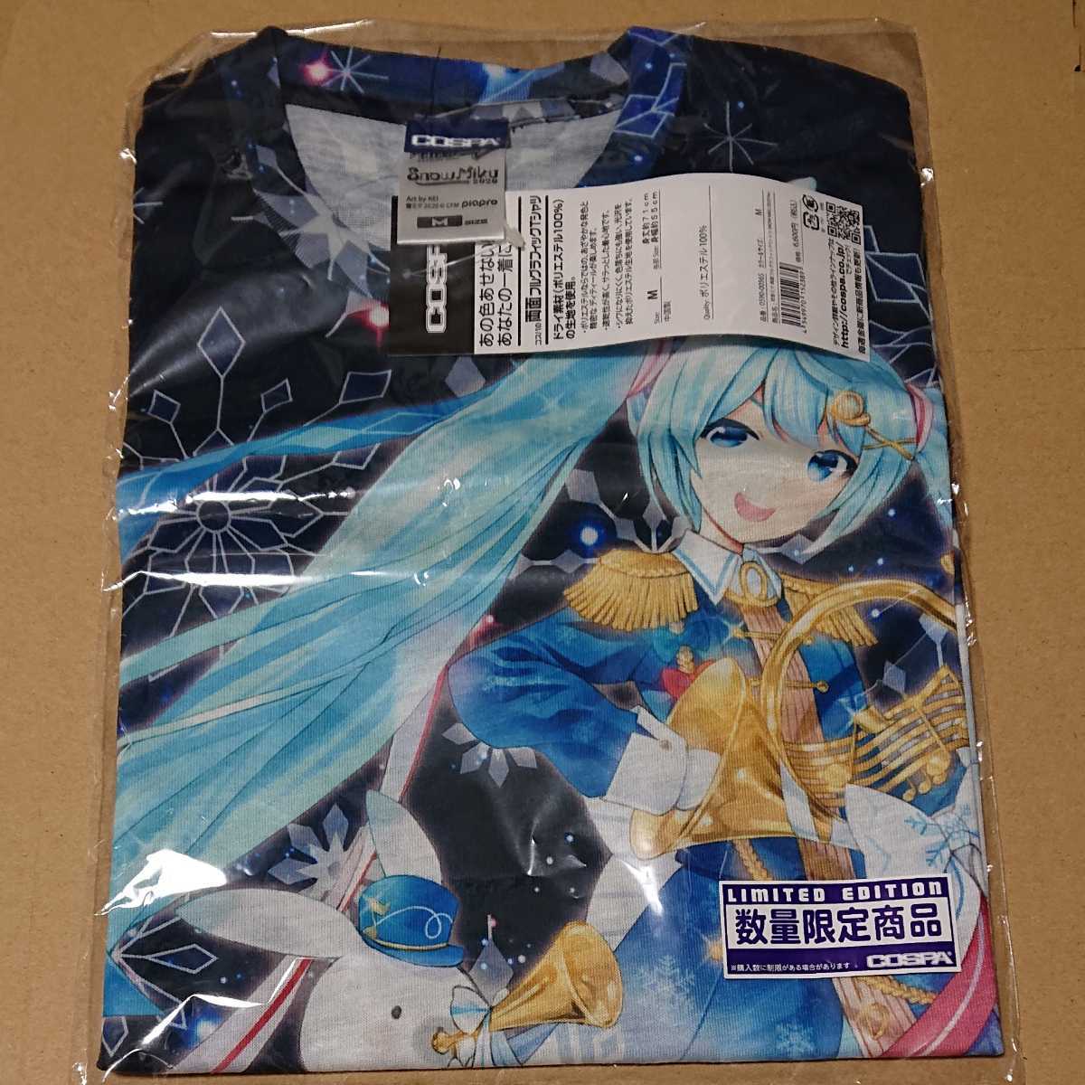 上質 初音ミク 雪ミク SNOW MIKU 2020 フルグラフィック Tシャツ M 絵