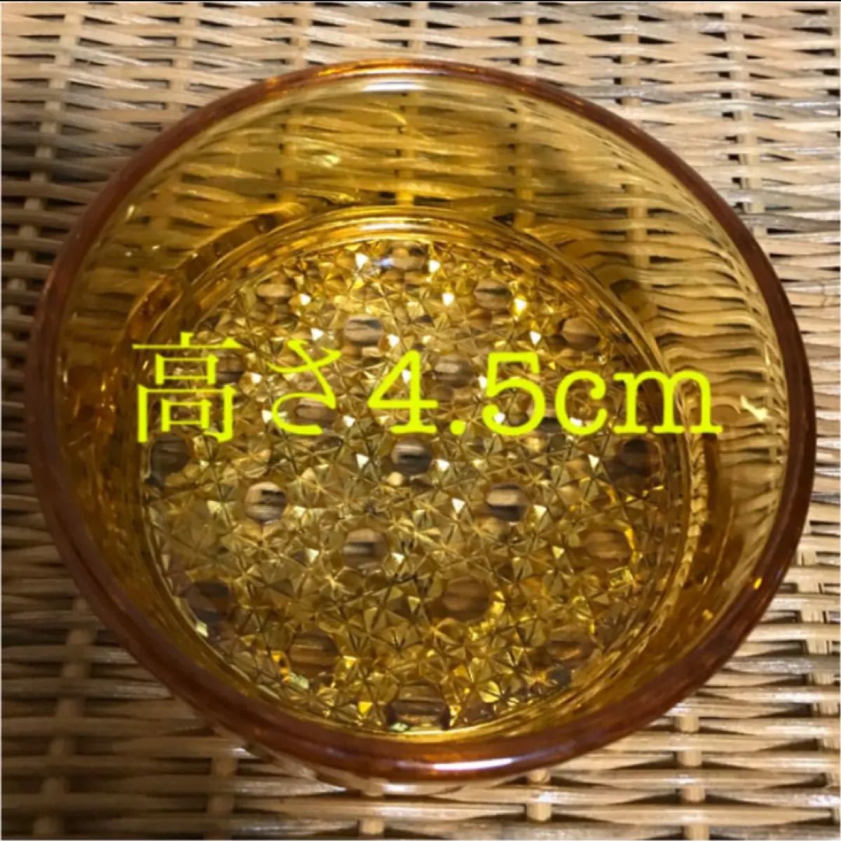 昭和レトロ　アンティーク雑貨　プレスガラス　直径11cm二段重ね蓋つきガラス小物