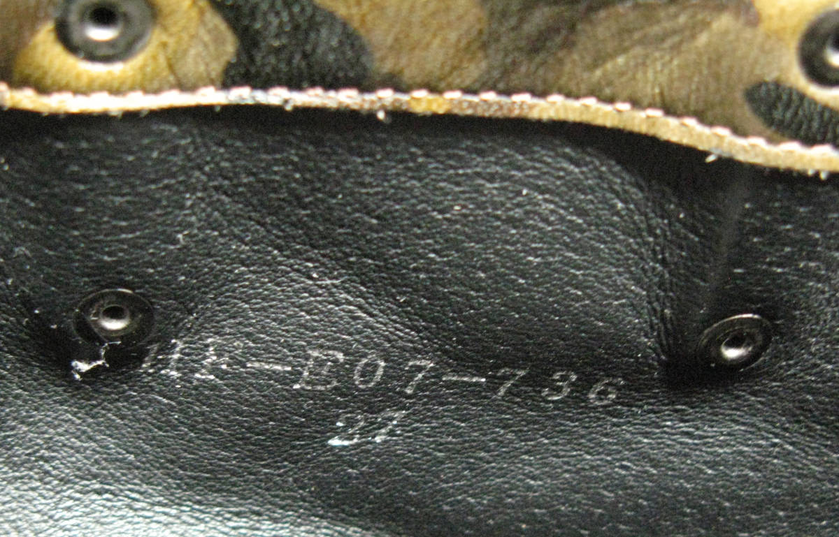 ヨウジ Yohji：2014-15AW 迷彩裏地 2WAY レザー ブーツ / シューズ （ Yohji Yamamoto pour HOMME 2WAY Leather boots 27 shoes_画像5