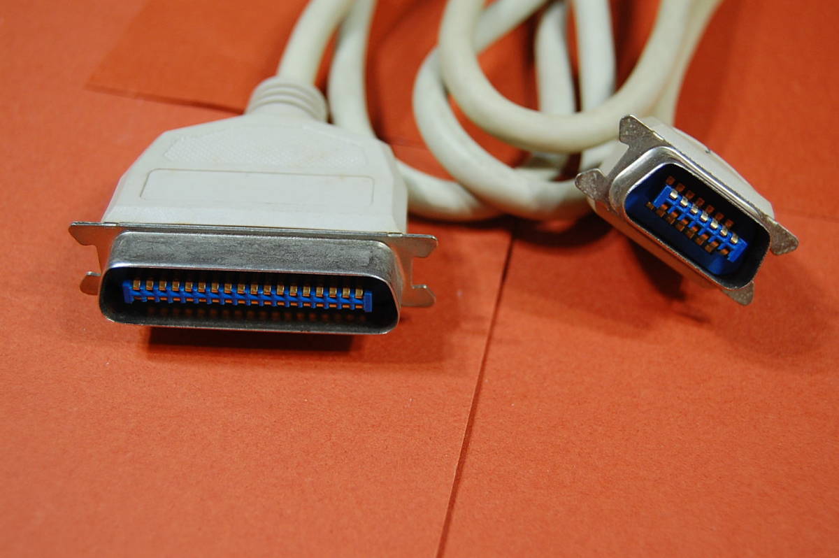 NEC PC88・PC98用 プリンター用ケーブル 約2.0ｍ 動作未確認 現状渡し ジャンク扱いにて G-065 _画像3