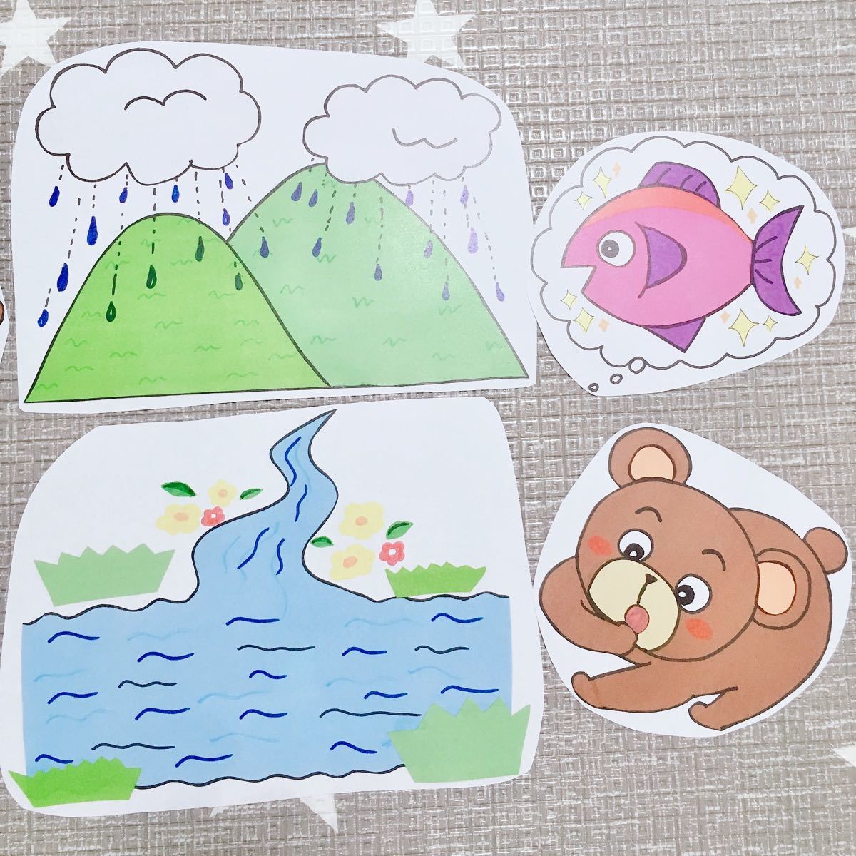 Paypayフリマ 梅雨セット カラーコピー素材 あめふりくまのこかえるのうたがっしょう保育教材2点セットお得季節行事手遊び Paypayフリマ 梅雨セット カラーコピー素材 あめふりくまのこかえるのうたがっしょう保育教材2点セットお得季節行事手遊び
