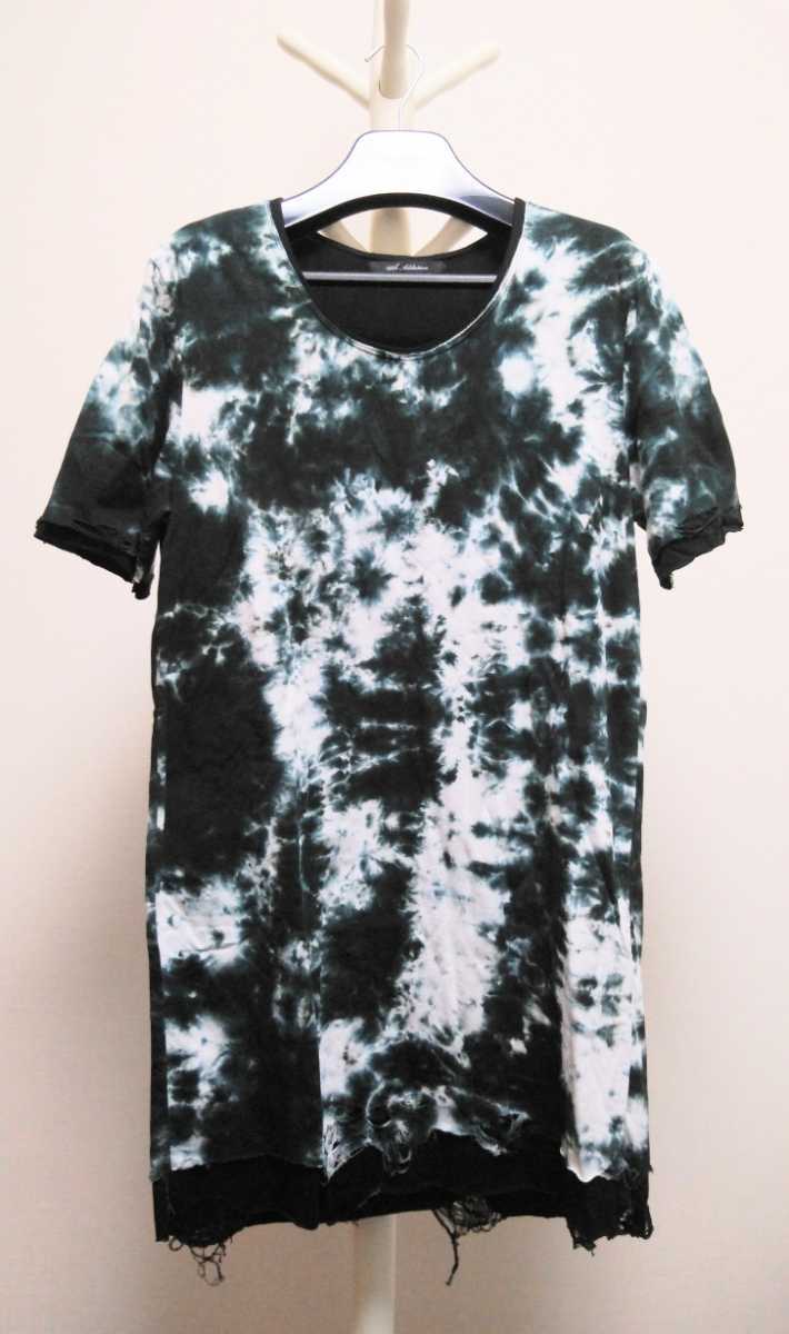 ロイヤルフラッシュ別注　19SS　14th addiction タイダイ レイヤード ダメージ カットソー Tシャツ サイズ２_画像2