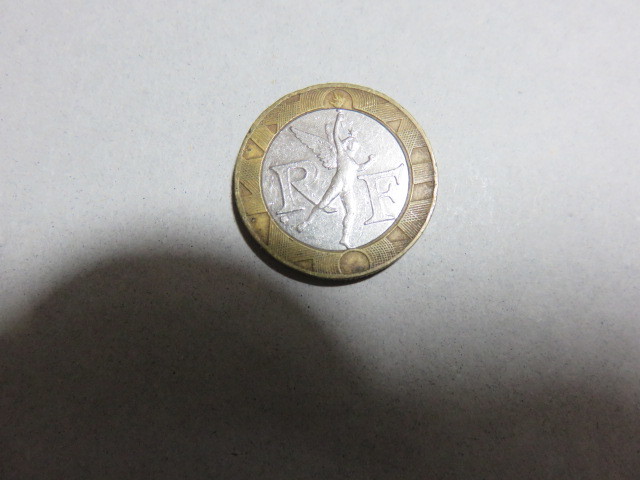 フランス・旧硬貨6枚（１０F・１F4枚・０．５F）_画像3