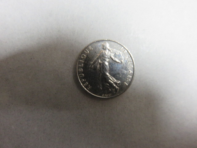 フランス・旧硬貨6枚（１０F・１F4枚・０．５F）_画像5