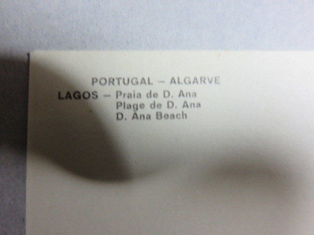 絵葉書「ALGARVE　ポルトガル」_画像2