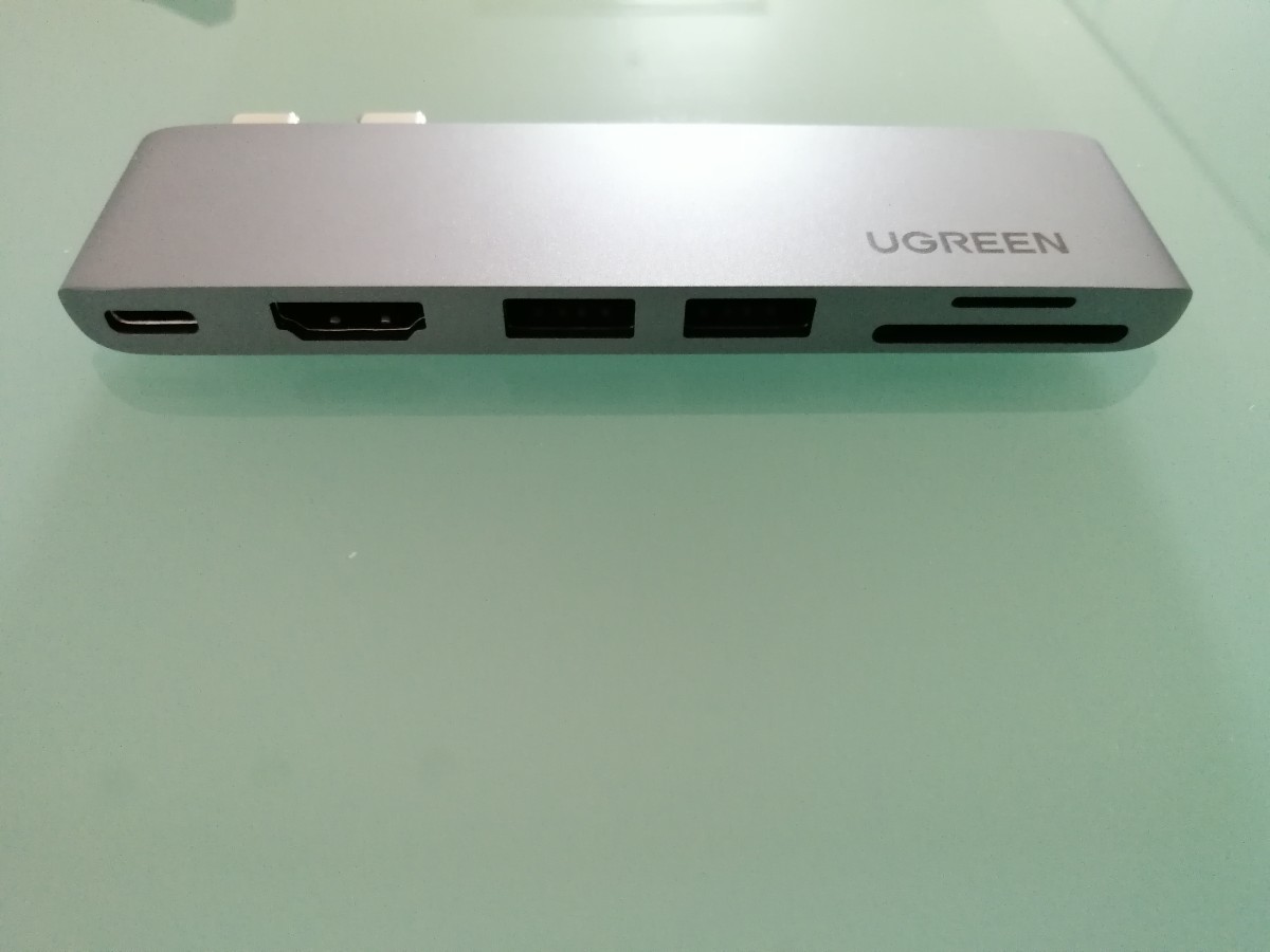 UGREEN USB Cハブ MacBook Pro Air専用 6in1 4K HDMI 3.0x2 Thunderbolt 3