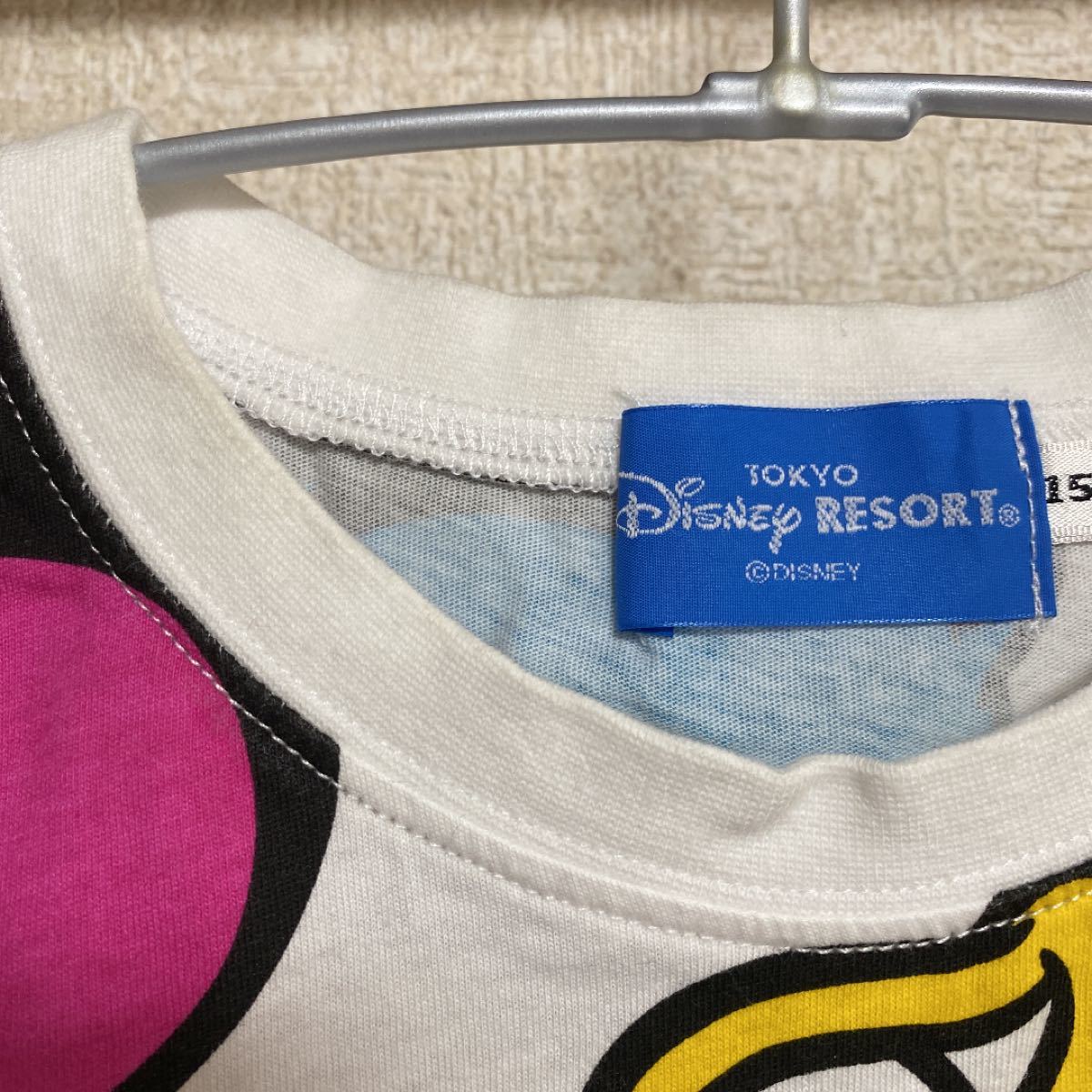 ディズニーランド　ディズニーシーディズニー　ミッキー　総柄Tシャツ