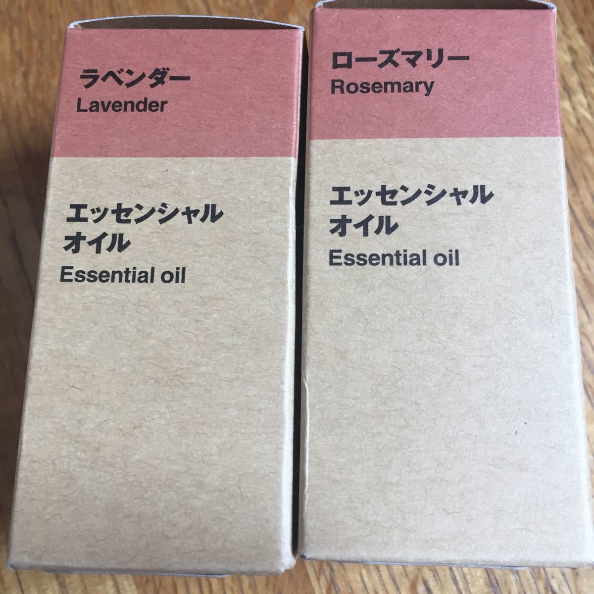 無印良品 エッセンシャルオイル ラベンダー 30ml ローズマリー 30ml