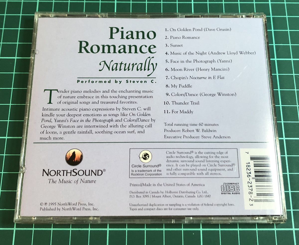 Piano Romance Naturally CD_画像2