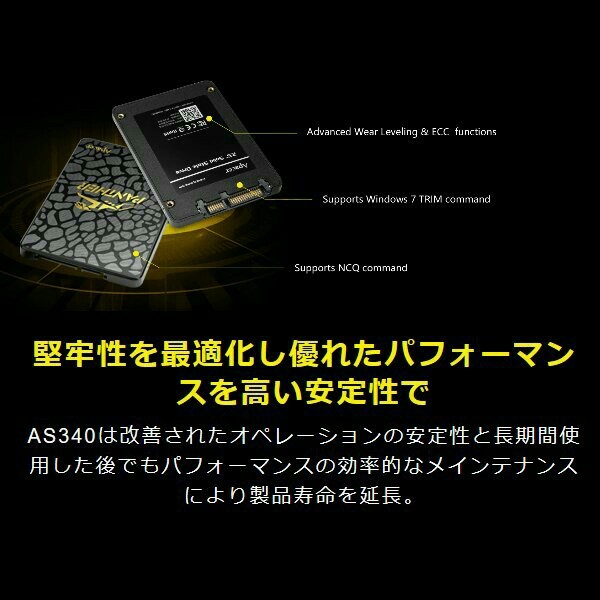 【SSD 120GB】Apacer AS340 PANTHER