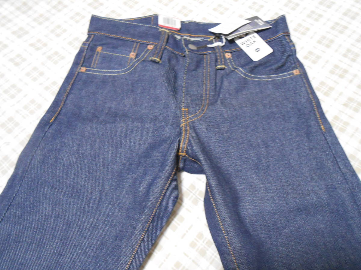 新品!米国製!リーバイス 511 SLIM W27 ホワイトオーク リジット
