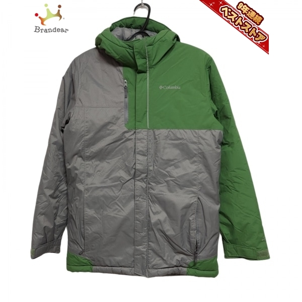 コロンビア columbia サイズL - グレー×グリーン レディース 長袖 冬 ジャケット 高品質
