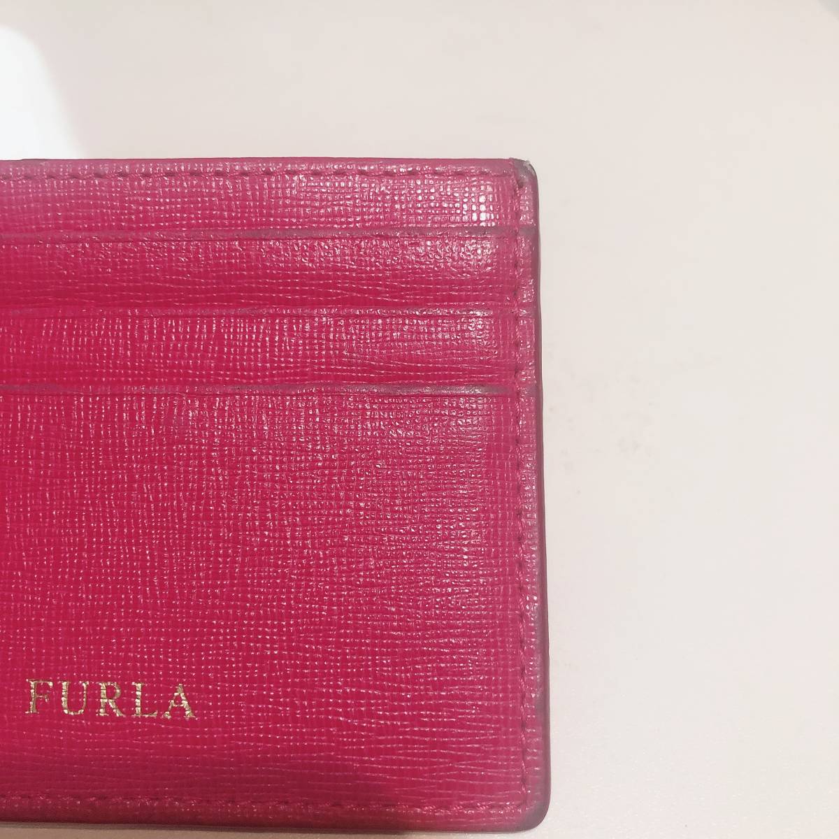 FURLA フルラ カードケース パスケース ピンク_画像1