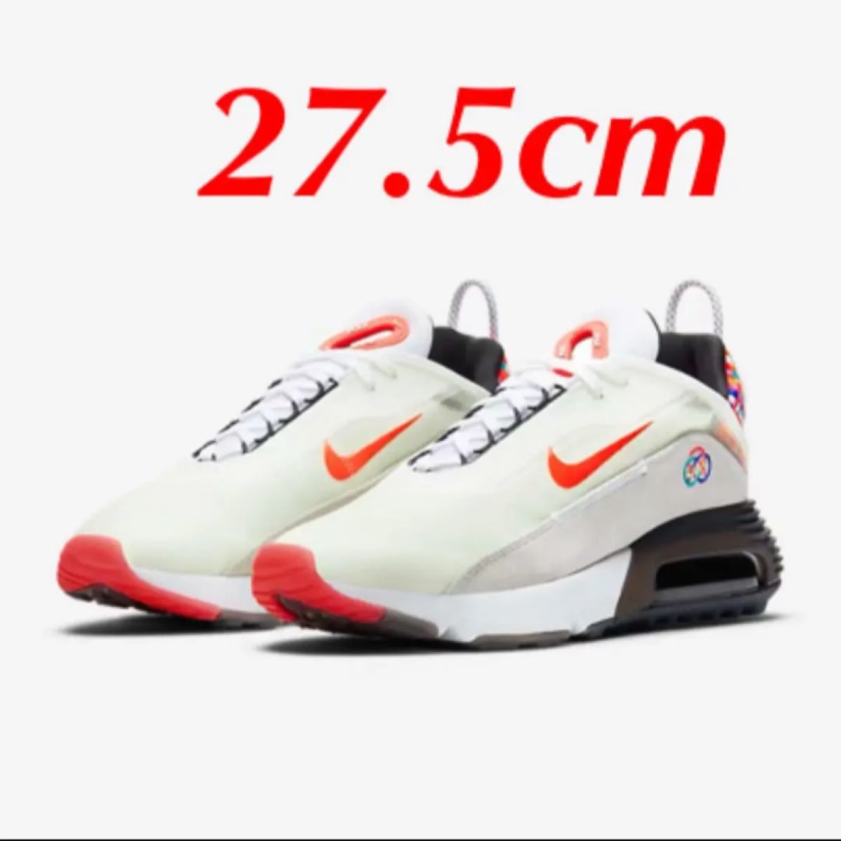 Paypayフリマ 新品 タグ付き ナイキ エアマックス90 白 オレンジ 黒 27 5cm Paypayフリマ 新品 タグ付き ナイキ エアマックス90 白 オレンジ 黒 27 5cm