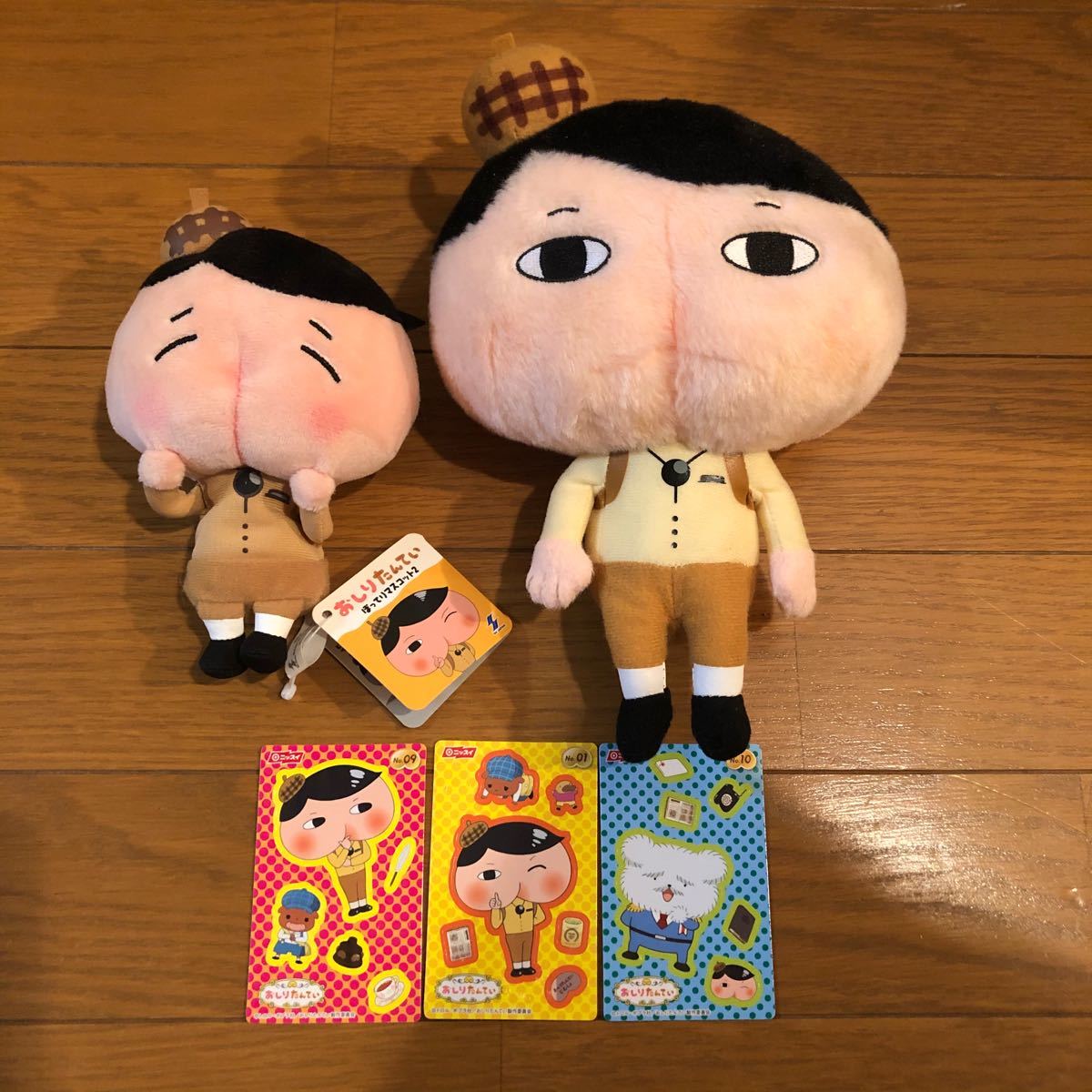Paypayフリマ おしりたんてい ぬいぐるみ ぽってりマスコット2 シール付き Paypayフリマ おしりたんてい ぬいぐるみ ぽってりマスコット2 シール付き
