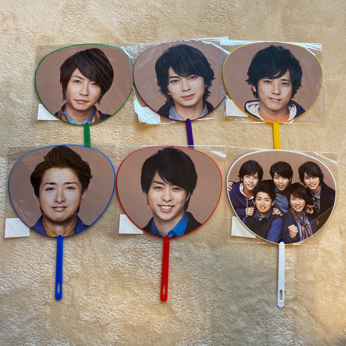 嵐 ミニうちわ　6枚　LOVE