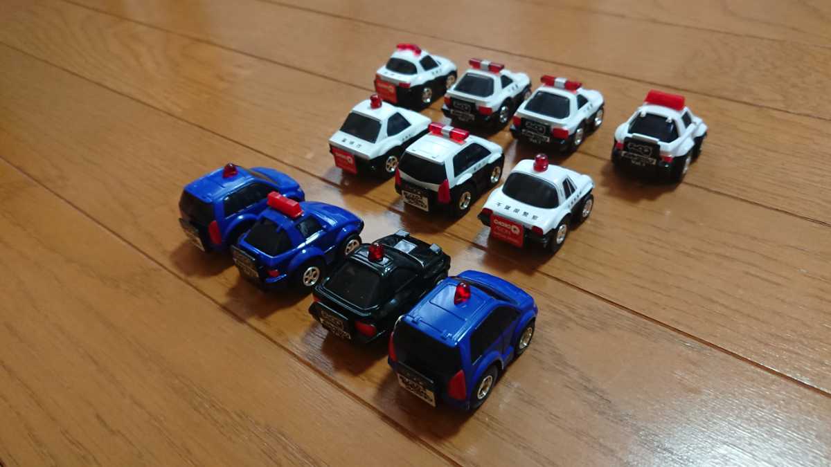 チョロＱ パトカー マツダ車１１台セット コスモスポーツ サバンナ