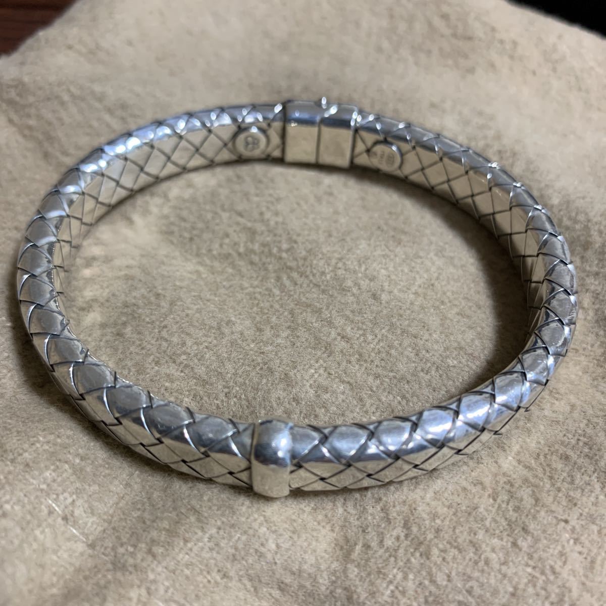 Aランク BottegaVeneta シルバーブレスレット - 通販 - www
