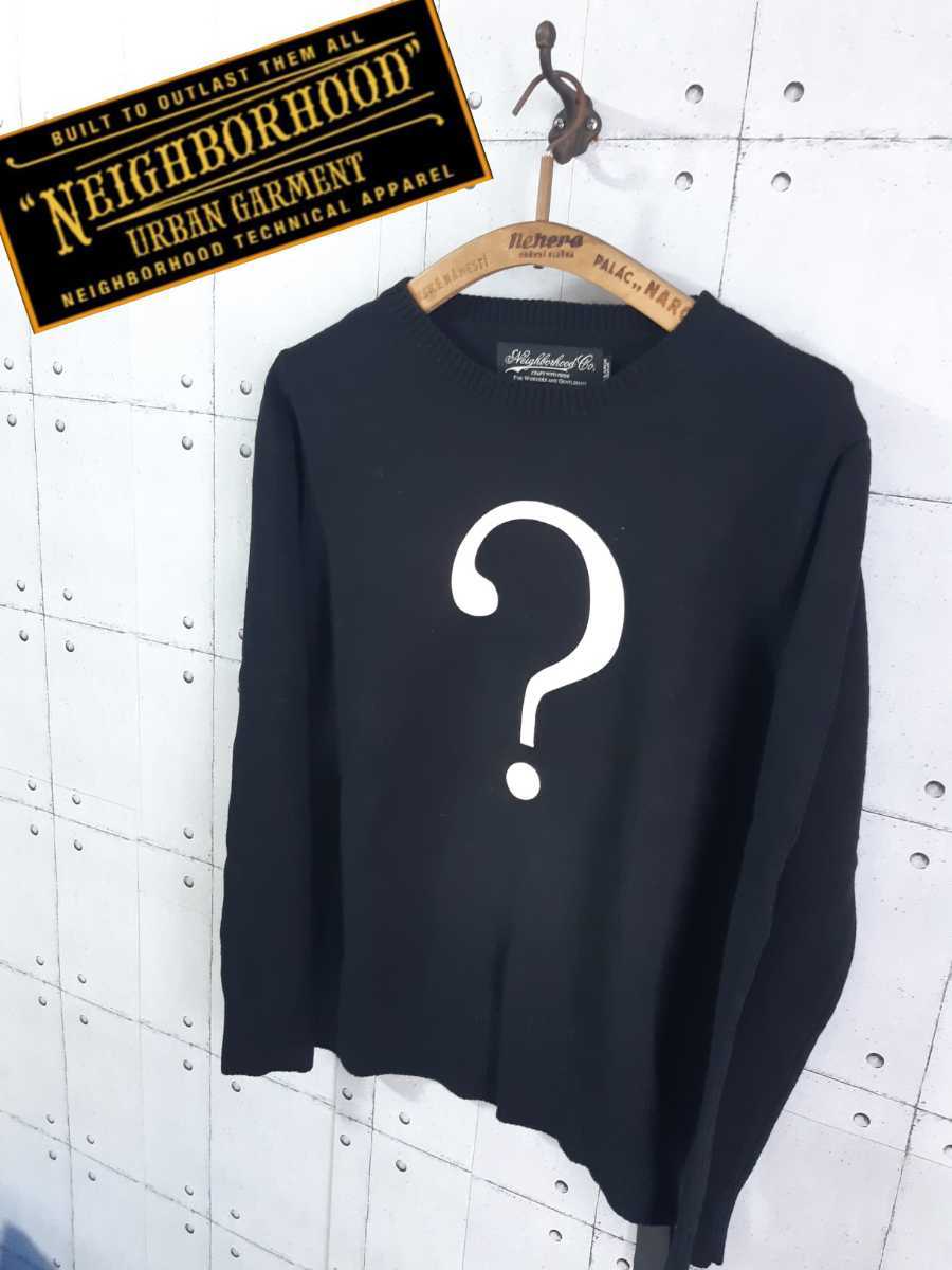 タグ完備 XL NEIGHBORHOOD Q&A RN-CREW LS ネイバーフッド ニット