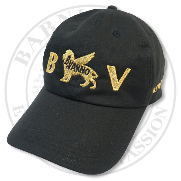 バーニヴァーノ BVライオンキャップ帽子 黒 BSS-KCA4026-09 BARNI VARNO
