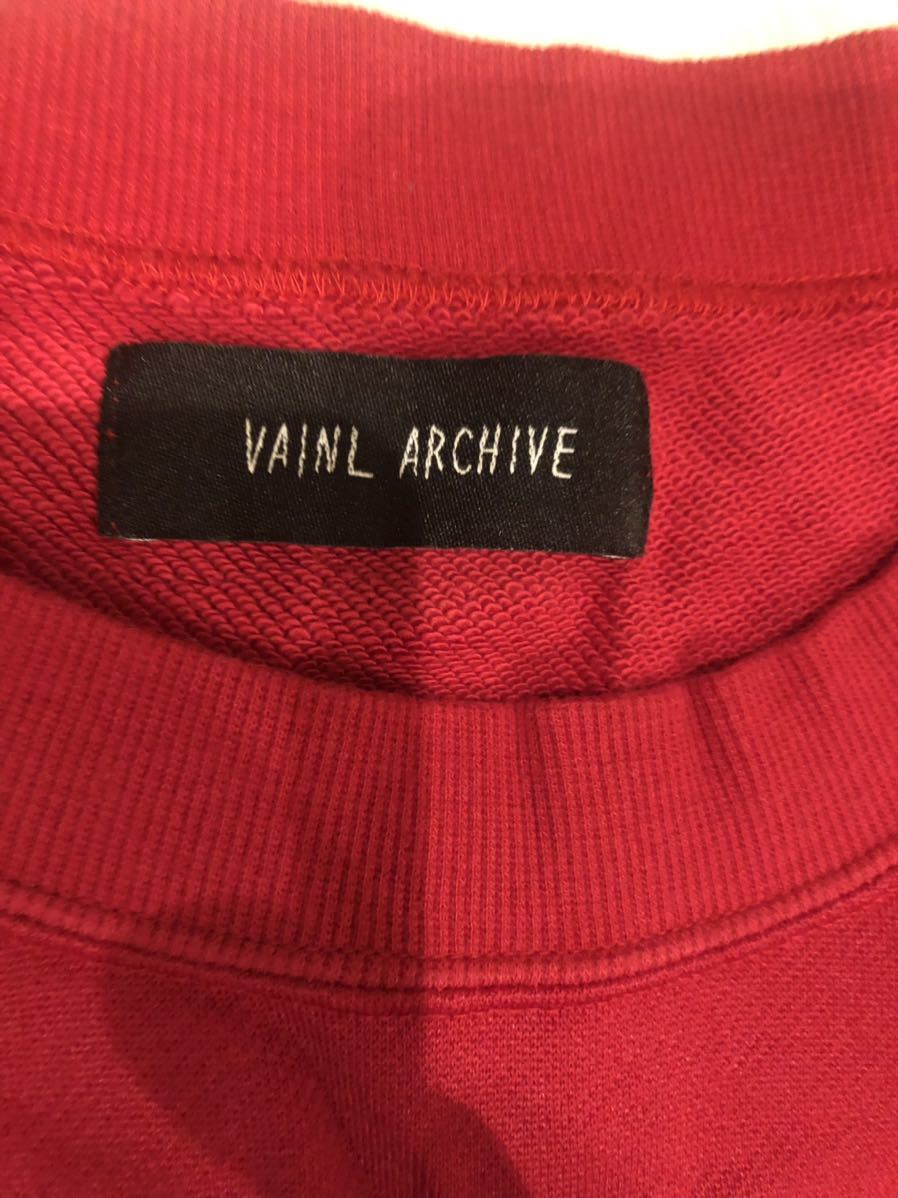  б/у товар VAINL ARCHIVE(vainaru архив ) короткий рукав тренировочный короткий рукав футболка 
