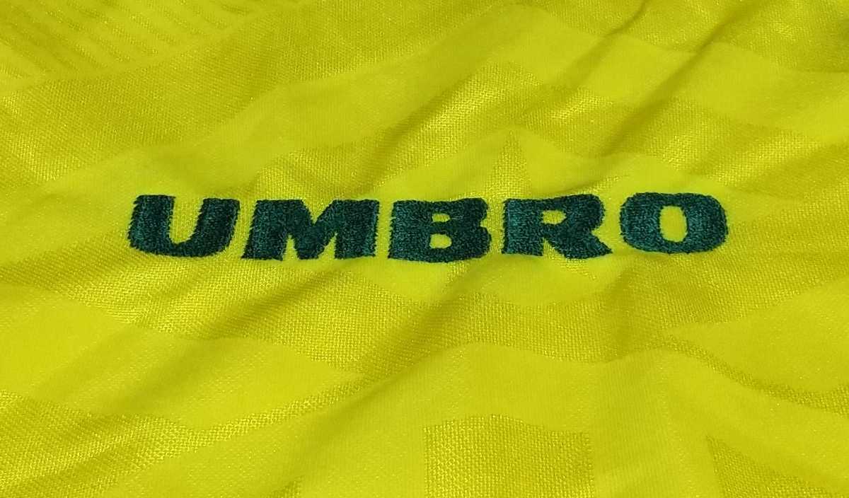 値下交渉 1994年 WC優勝 ブラジル代表 UMBRO MADE IN ENGLAND 検 値下交渉 1994年 WC優勝 ブラジル代表 UMBRO MADE IN ENGLAND 検