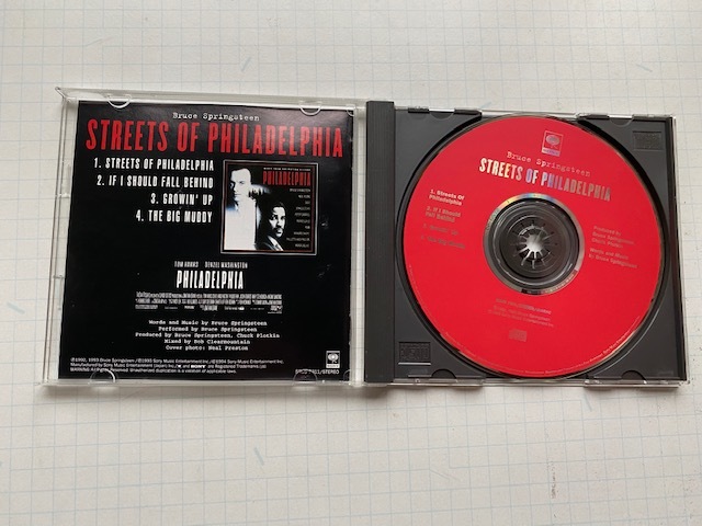 日本盤CD ブルース・スプリグスティーン【ストリーツ・オブ・フィラディルフィア STREETS OF PHILADELPHIA】Bruce Springsteen_画像3