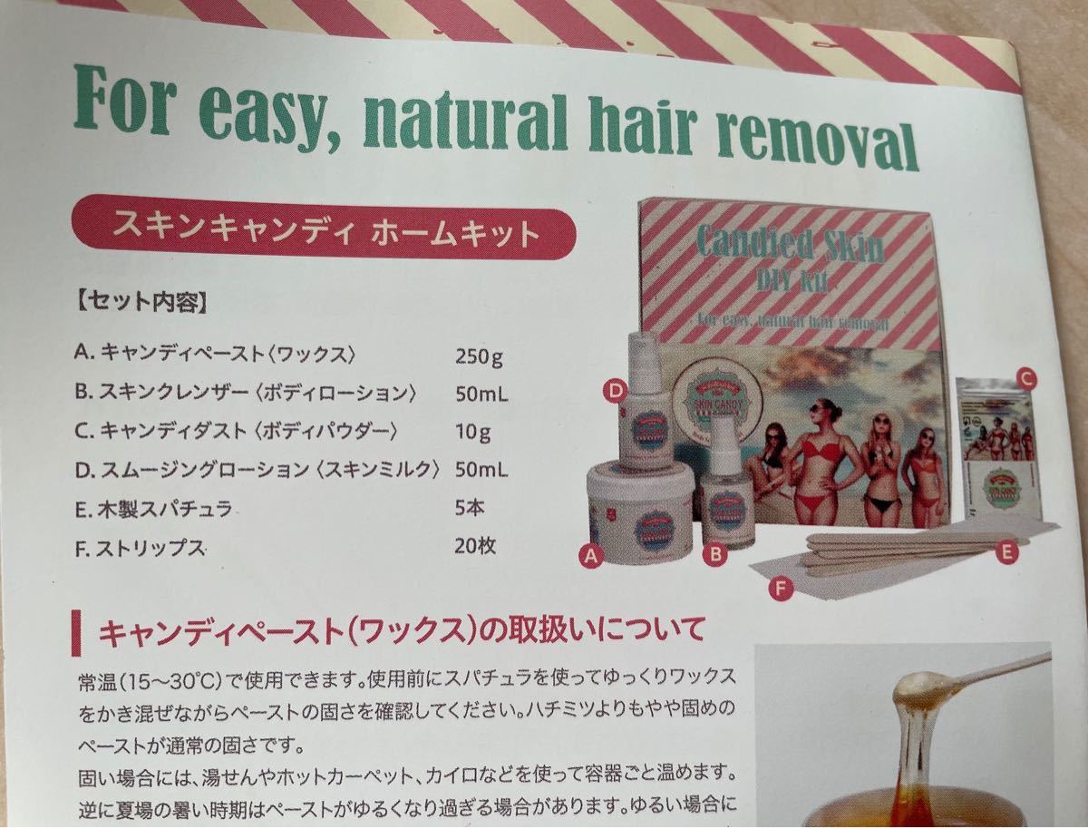 スカンジナビア スキンキャンディ ホームキット VIO ワックス脱毛 脱毛スターターセット