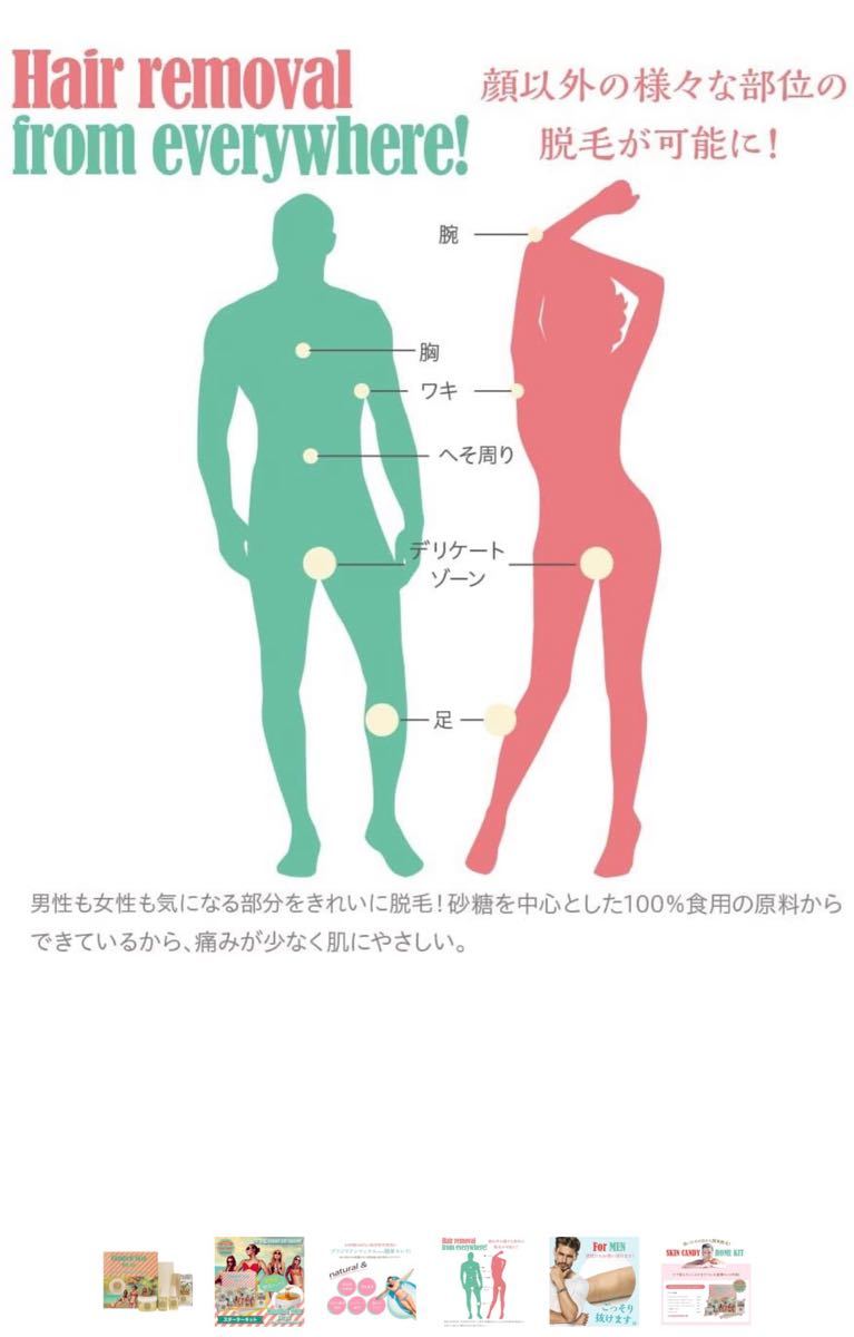 スカンジナビア スキンキャンディ ホームキット VIO ワックス脱毛 脱毛スターターセット