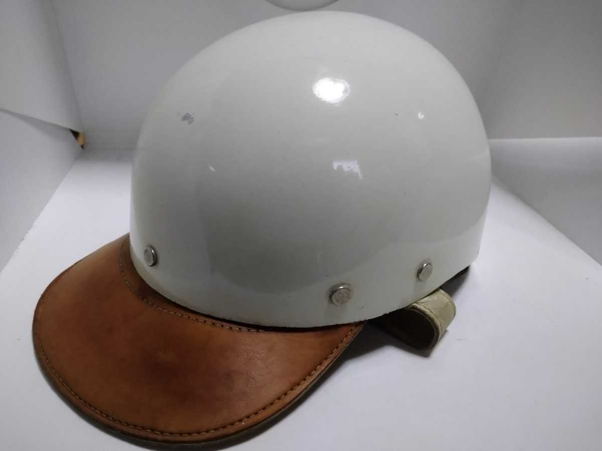 希少品 当時物 1950年代 マックホール ハーフヘルメット バイク オリジナル ビンテージヘルメット コレクショングッズ インテリア