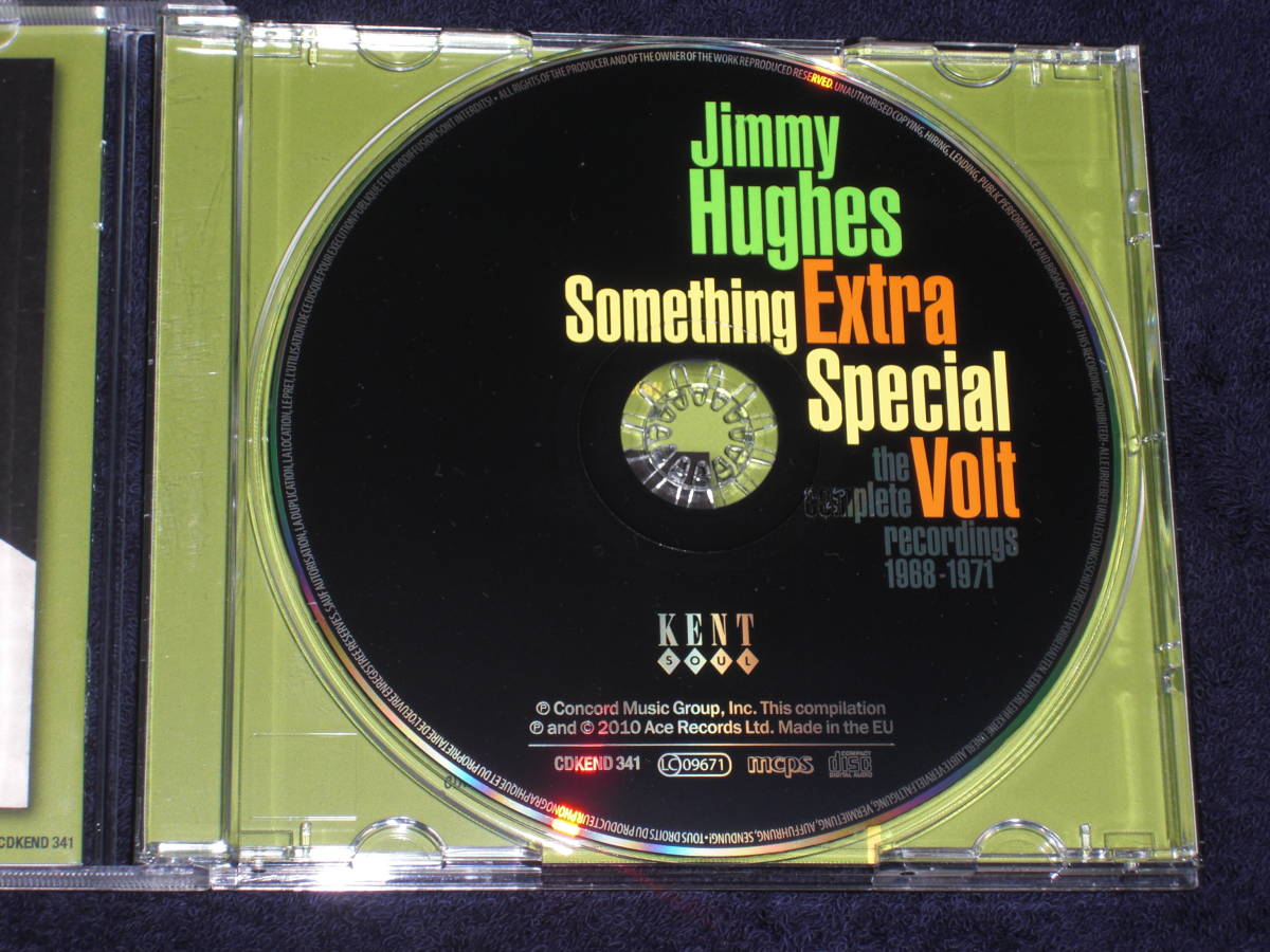 UK盤CD　Jimmy Hughes ： Something Extra Special - The Complete Volt Recordings 1968-1971 全27曲(Kent Records CDKEND 341)E _画像3