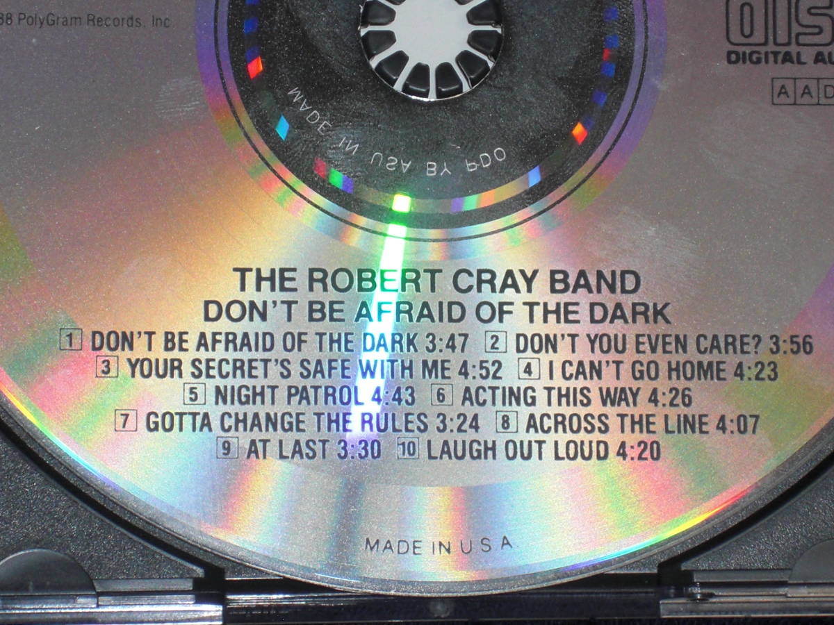 US盤CD The Robert Cray Band ： Don't Be Afraid Of The Dark （Hightone Records 834 923-2）G blues_画像5