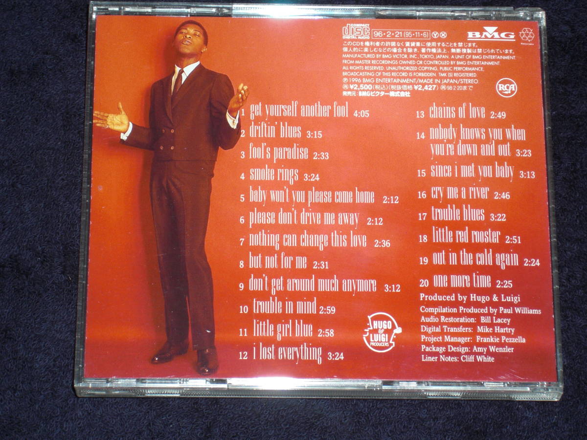 日本盤CD　Sam Cooke サム・クック： The Rhythm And The Blues （RCA BMG BVCP-919（07863 66760-2））H soul_画像2