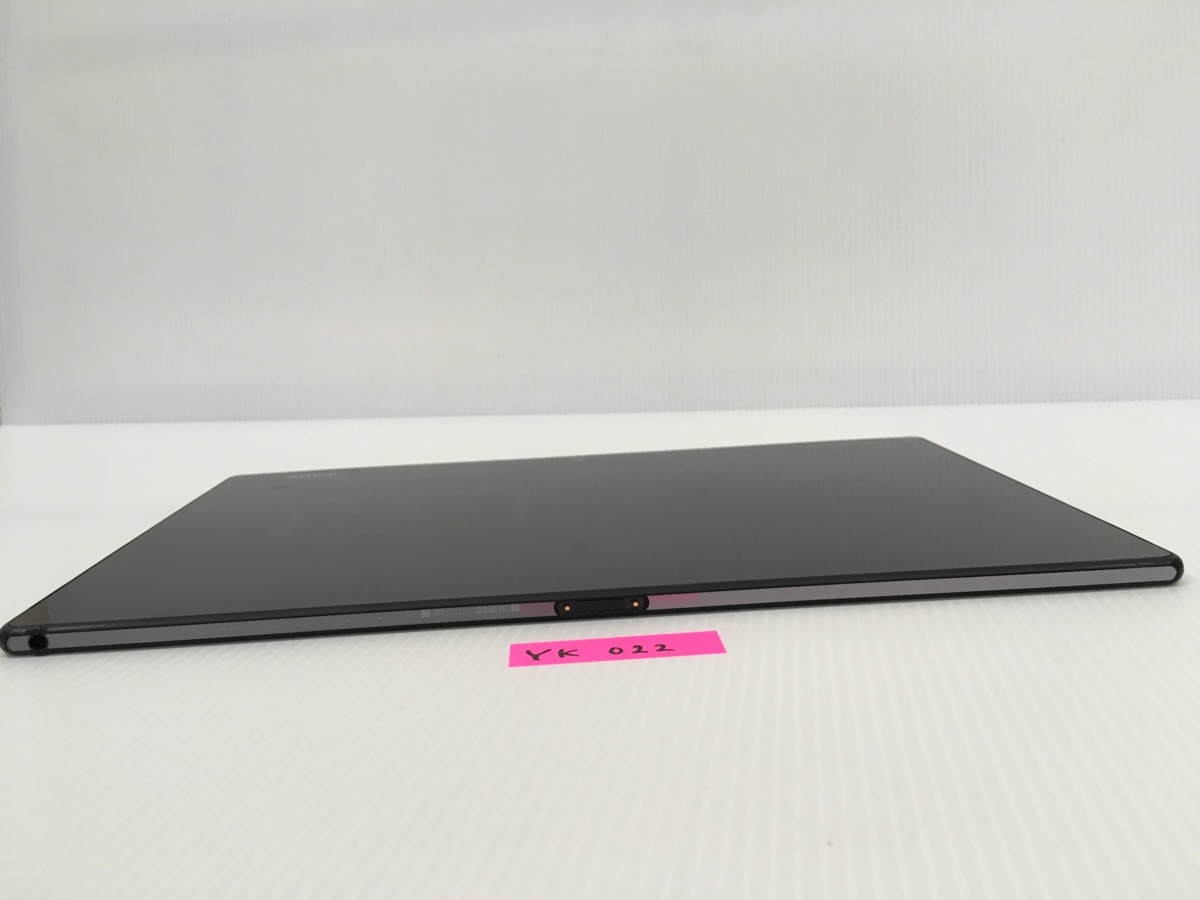 【ジャンク 通電リセット済】【送料250円】 au Xperia Z2 Tablet SOT21エクスペリア タブレット android アンドロイド 画面割れ YK022_画像3