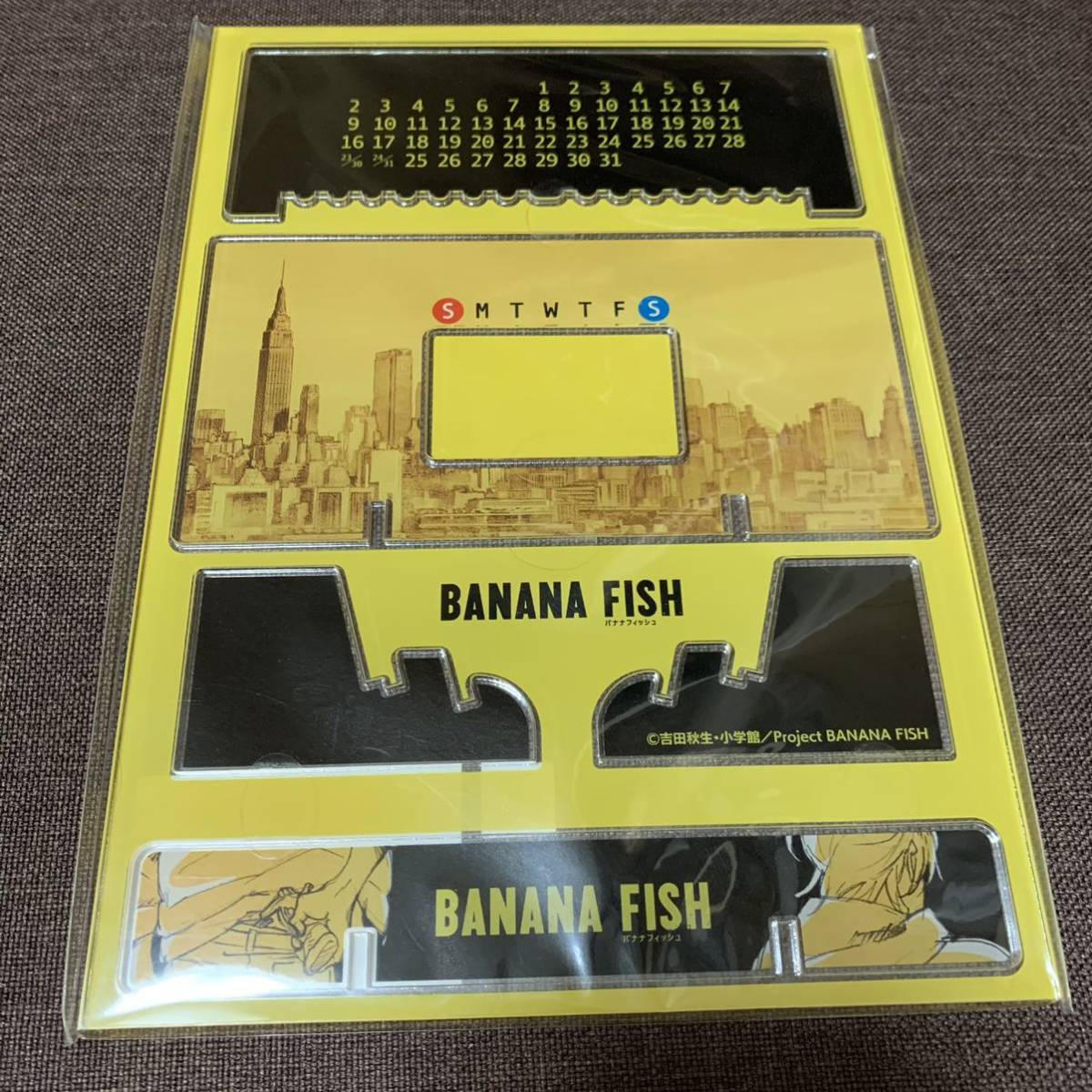 BANANA FISH 卓上アクリル万年カレンダー バナナフィッシュ - beringtime.in
