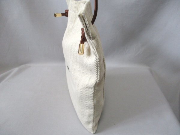 GLOBAL WORK/ glow bar Work * cotton shoulder bag IV diagonal ..H31cm